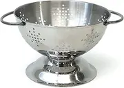 RSVP International Endurance Kitchen Collection Colander Strainer, Mini, Pierced Stainless Steel