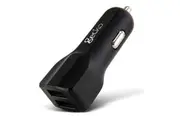 Gecko 3.1A Rapid Charge Dual USB-A Cigarette Lighter iPhone Android Car Charger