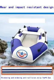 2.3M Inflatable Boat Dinghy with Hard Air-Deck Fishing Boat Wear Resistant