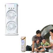Double-ended Spray Fan Humidifier Personal Air Conditioner and Cooling Fan