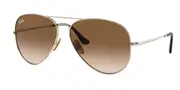 Ray-Ban RB8089 Aviator Titanium 926551 Men's Sunglasses Gold Size 58