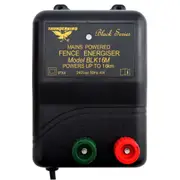 Thunderbird 16km Mains Electric Fence Energiser - BLK16M