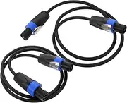 FUTUREORYY Pure Copper Speaker Wire 4- Cable Speaker Cables Noise Reduction Technology Stage Equipment