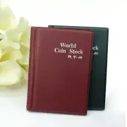 Coin Stock Book 120 Pocket Album for Paper Flip Holders StorageBEST