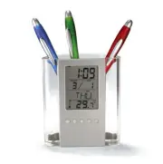 ⏰ Digital Calendar Clock w/Pen Holder AU Stock Fast Post