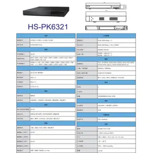 昌運監視器 昇銳 HS-PK6321 H.265 4K 16路 雙向語音 PoE NVR 網路型錄影主機