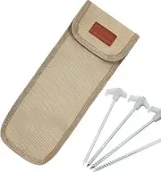 Arrovarp Tent Stake Bag Heavy Duty - Outdoor Tent Peg Bag,Heavy-Duty 900D Oxford Cloth Waterproof Pouch for Organizing Gear, Hiking, Picnic, Outdoor Activities