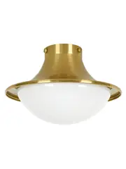 Maine 1 Light Batten Fix in Brass