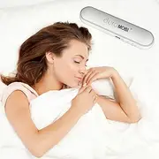 Bigvapor Super Mini Pillow Speaker for Sleeping Bluetooth Bone Conduction Speaker Volume Control Timer Function Under Pillow Speakers Wireless Compact for Travel (White)