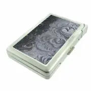 Abstract Background Em7 100's Size Cigarette Case with Built in Lighter Wallet