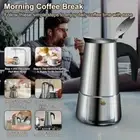 Large Capacitystainless Steel Coffee Pot Mocha Espresso Latte Percolator Stove