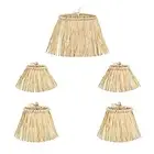 welezhu 5 Pieces Scarecrow Costume Set Include Raffia Scarecrow Straw Kit Sca...