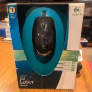2009 Logitech LS1 Laser Computer Mouse Plug and Play USB Unused In Box