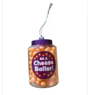 Cheese Balls Ornament - Lunch Food American Retro 80s South Park Kids Sandwich