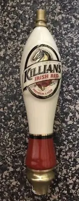New In Box Porcelain Killians Irish Red Tap Handle - 11 Inches Tall