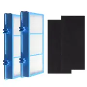 2PCS HEPA & Carbon Filter for Holmes AER1 HAP424 BAP9700 Odor Control