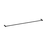 ALDER AVVA Round Single Towel Rail - 800mm - Matte Black