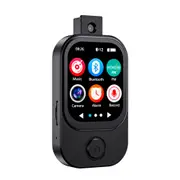 16GB MP3 Player with Bluetooth 5.4,Built in HD Speaker,Portable HiFi Music Player with Camera,Voice Recorder,FM Radio,Take Photo for Kids,Black
