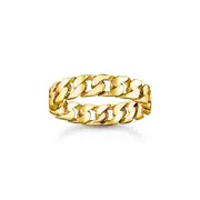 Buy Gold-plated chain link rings by Thomas Sabo online - THOMAS SABO Australia