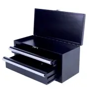 SUMERUZ Mini Tool Box with Drawers - Small Metal Tool Box, Micro Top Tool Che...