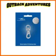 BLA 67mm Swivel Eye Snap Hook - Stainless Steel - Breaking Load 150kg