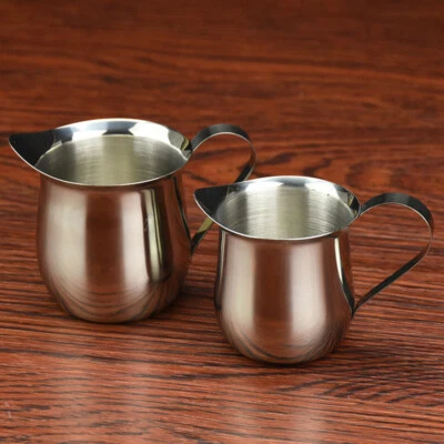 Stainless Steel Milk Can Coffee Cup Small Container Frothing Pitcher