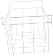 ABOOFAN Chest Freezer Basket Wire Storage Organizer for Freezer Refrigerator Breathable Mesh Design Easy Access Slide Out Storage Versatile Fit
