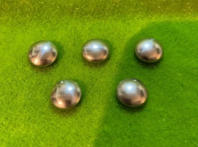 5 Starlock Dome Axle Caps For Mamod Roadster, Delivery Van & Limousine, Push Fit