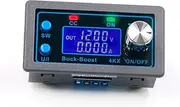 Justivana DC DC Buck Boost Converter CC CV 0.5-30V 4A 5V 6V 12V 24V Power Module Adjustable Regulated Laboratory Power Supply