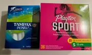 Playtex Sport Tampons - 18 Regular +18 Super /Super Absorbency Tampons 18