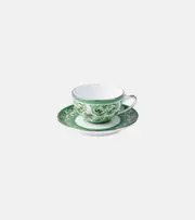 [Dolce & Gabbana Casa] Dolce & Gabbana Casa Majolica espresso cup and saucer set