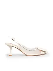 Ecru Patent Viv In The City Pumps