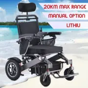 Power Electric Wheelchair Long Range Remote Control Durable Comfortable Mobility