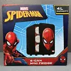 Spiderman Portable Mini Fridge for Drinks & Snacks or Skincare Refrigerator