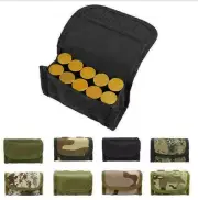 10 Round 12 Gauge Molle Shotgun Shell Ammo Pouch Holder Waist Belt Bag Hunting
