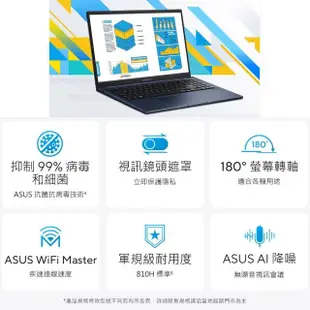 【ASUS 華碩】15.6吋i7輕薄筆電(VivoBook X1504VA/i7-1355U/16G/1TB SSD/W11)