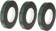 LIFKICH Double-Sided Foam Tape 3 Rolls Eva Sponge Tape for Home Window Door Seal Strip 500x2cm Black Random Color