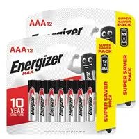 在飛比找森森購物網優惠-【Energizer 勁量】3倍電量MAX鹼性4號AAA電池