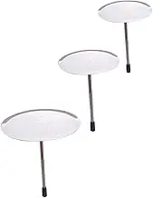 Ipetboom 3Pcs Stainless Steel Cake Flower Nail Decorative Mold for Cake Icing Creative Baking Tools for Pastry Decoration Lightweight Resistant for Baking