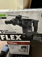 FLEX 24V 1-IN. SDS PLUS ROTARY HAMMER TOOL ONLY. New in box