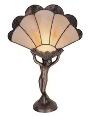 [G&G Bros] Florence Fan Table Lamp Bronze