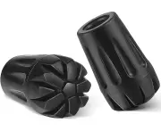 Trekking Poles Rubber Head Trekking Pole Accessories, Protective Cover Suitable for Trekking Poles, Increase Grip and Shock Absorption (2 Packs)