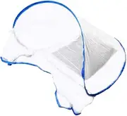 SUNCHSEN Portable Mosquito Head Net White Antimosquito Cover Foldable Pop-Up Travel Mosquito Net for Bed Free Installation-Medium Size
