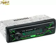 7 LED USB FM AUX Color Single DIN Bluetooth Car Stereo Radio Audio MP3 Player (for: Renault)