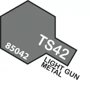 TAMIYA SPRAY PAINT CAN- TS-42 LIGHT GUN METAL