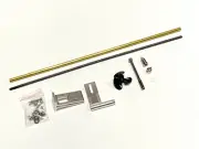 4Mm Wire Square End Shaft Bracket Tube Dog Complete Set