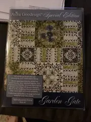 Anita Goodesign “Garden Gate” Embroidery Machine CD &book - NEW