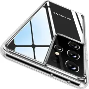For SAMSUNG Soft TPU Transparent Phone Case for S21,S20 Plus Ultra,S10, S10e