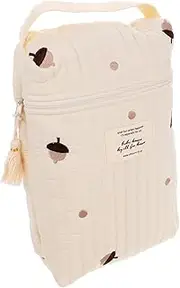 Kisangel Portable Diaper Storage Bag Lightweight Diaper Pouch for Nursery Durable Cloth for Shopping Travel Camping Generous Capacity for Go Moms