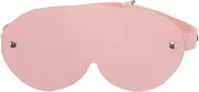 FRCOLOR PU Leather Eye Mask for Sleep Adjustable Light Blocking Blindfold for Cosplay and Parties Comfortable and Gentle Skin Vintage Masquerade Design Great for